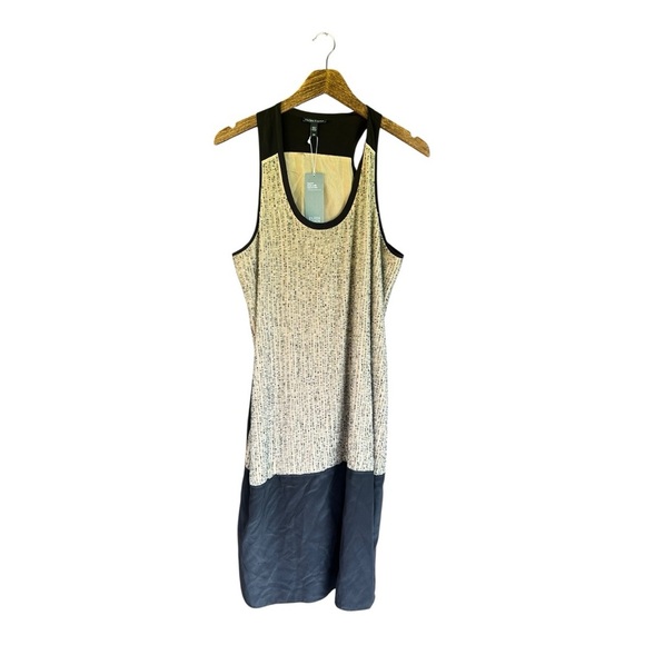 NWT EILEEN FISHER Sequined Rivulet on Silk Crepe deChine ROSEWATER Dress S - Picture 1 of 7